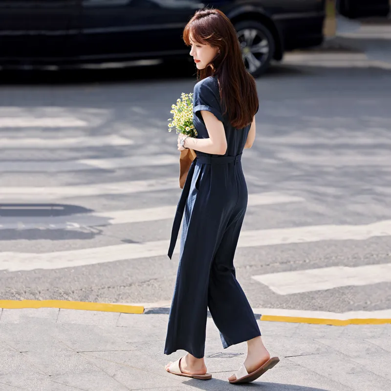 LUYOUYE Jumpsuits Women's Navy Blue-2