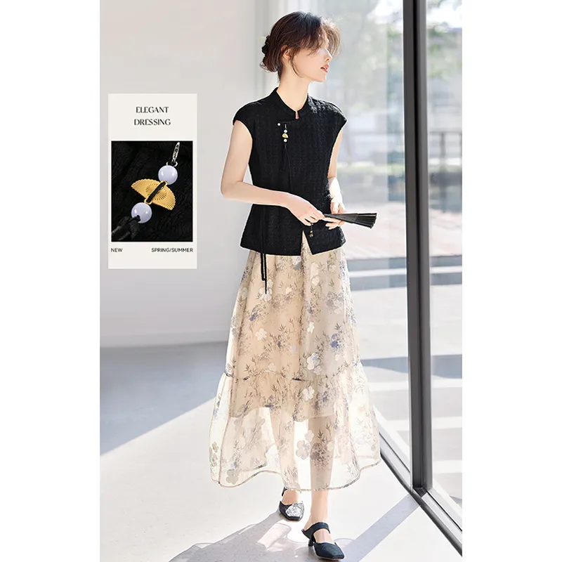 LUYOUYE Two Piece Skirt Sets Women's-2