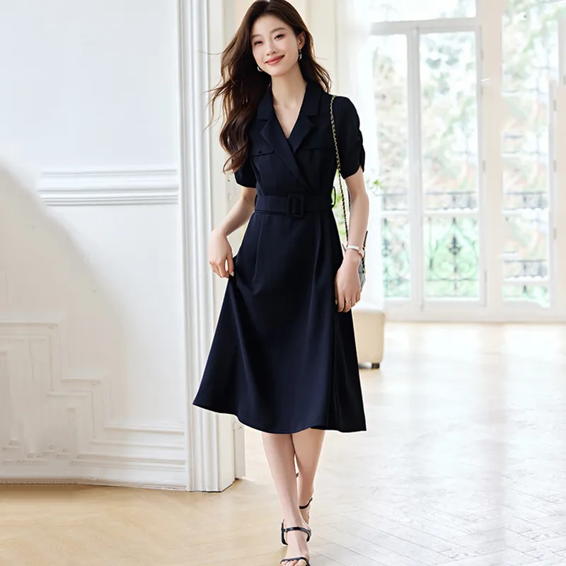 LUYOUYE Short Sleeved Dress Women's-3