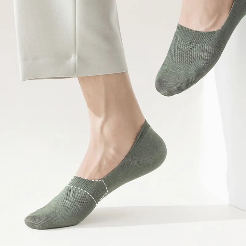 LUYOUYE No Show Socks Men's 6 Pack-8