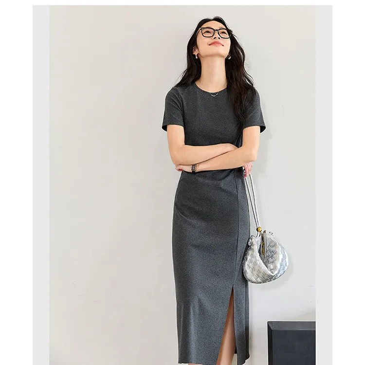 LUYOUYE Short Sleeved Dress Women's-3