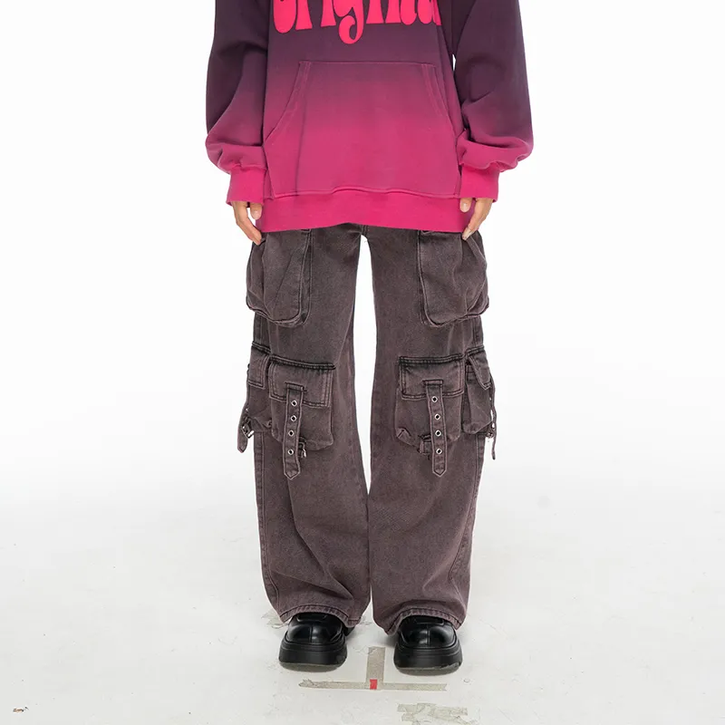 MYMIX Casual Pants Women's Purple-2