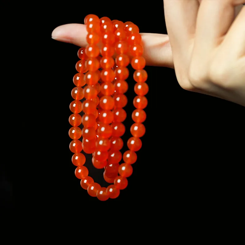 Yutang Southern Red Agate Bracelets Women's-1