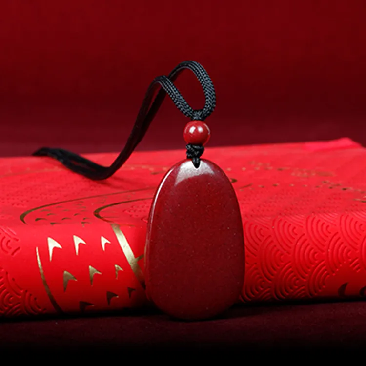 Yutang Reconstructed Cinnabar Pendants Unisex-2