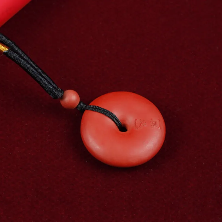 Yutang Reconstructed Cinnabar Pendants Unisex-4