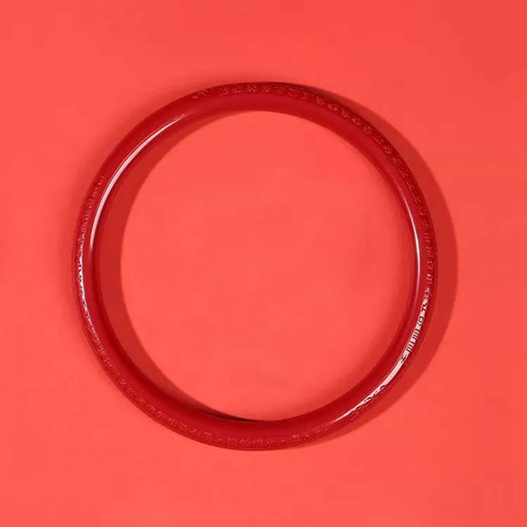 Yutang Reconstructed Cinnabar Bangles Women's-4