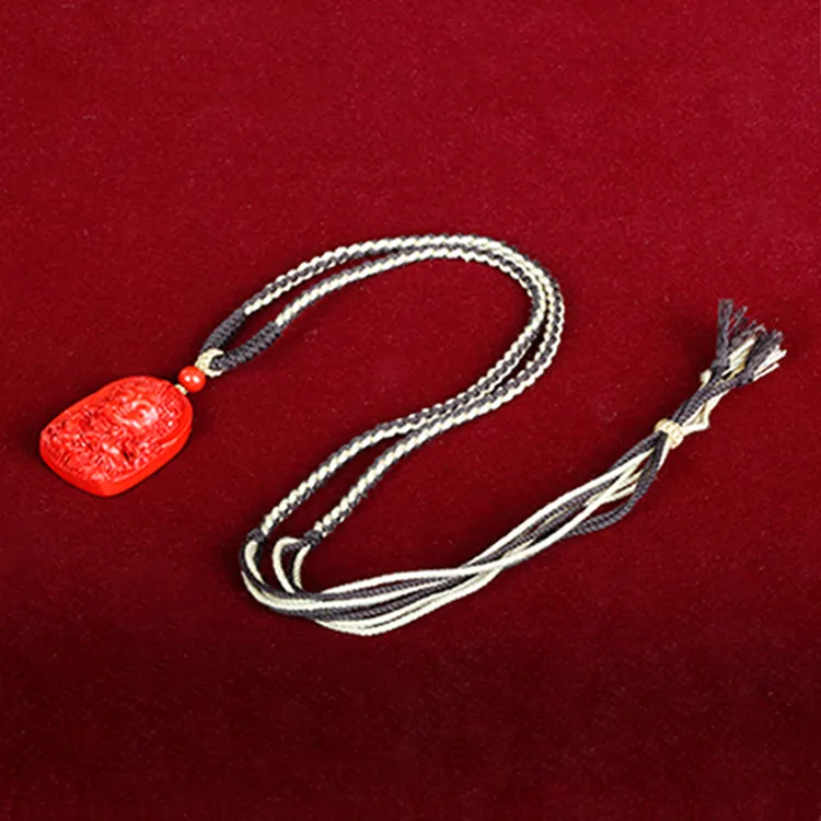 Yutang Reconstructed Cinnabar Pendants Unisex-7