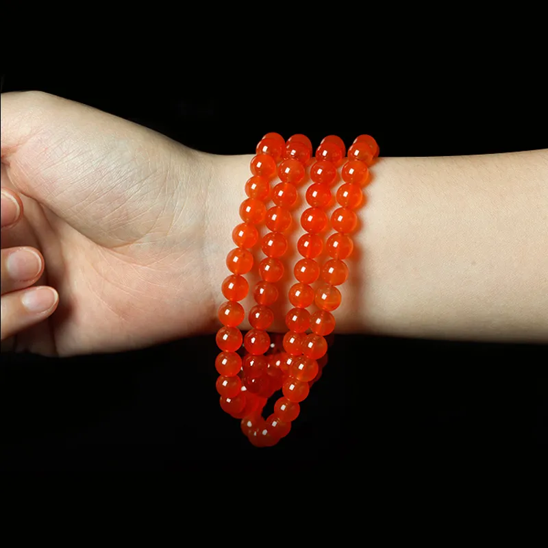 Yutang Southern Red Agate Bracelets Women's-2