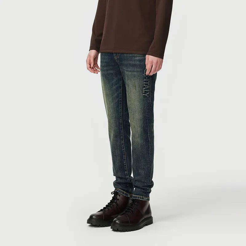 C'N'C New Order & Classics Series Jeans Men's Denim Blue-4