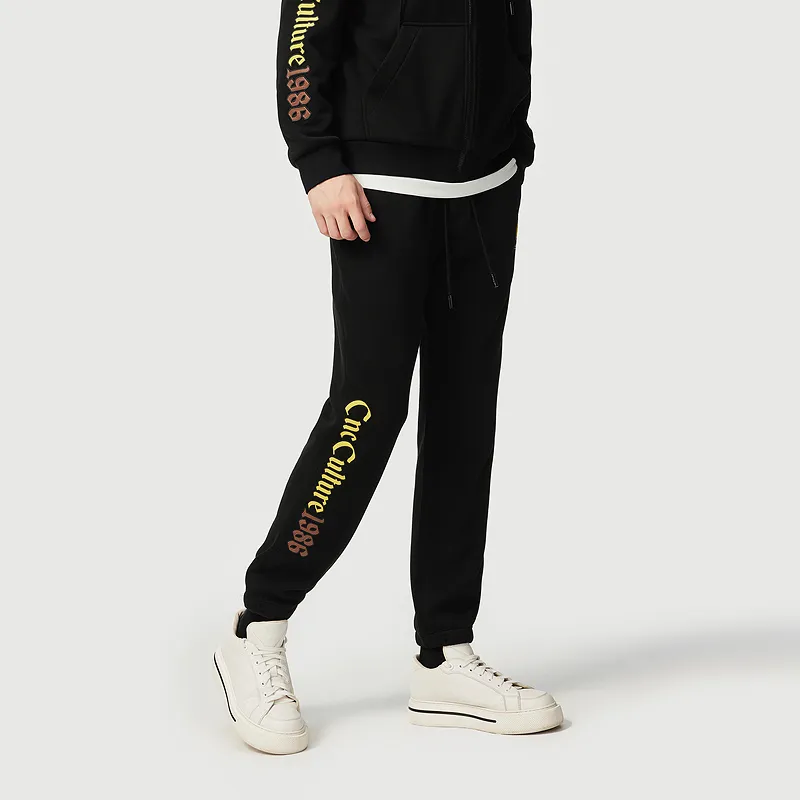 C'N'C Far Mountain Outdoor Series Fall And Winter Elastic Cuff Casual Pants Men-10