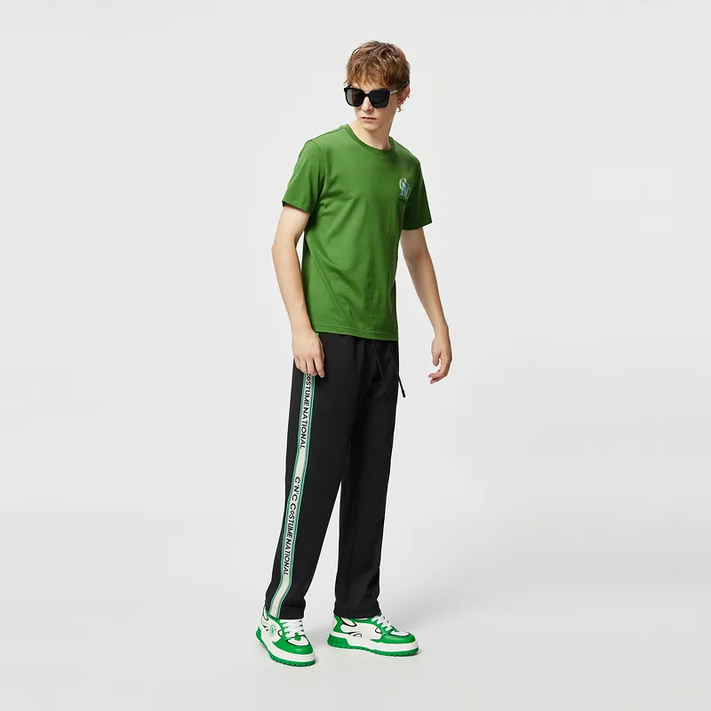 C'N'C Rhythm Party Series Casual Pants Men Black-7