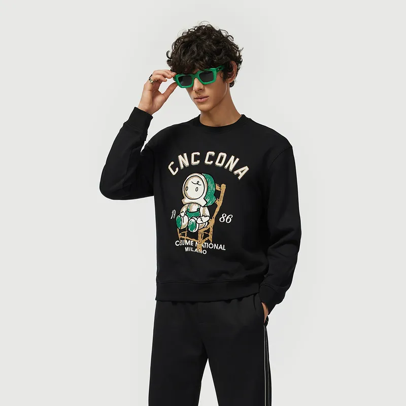 C'N'C Trend Series Sweatshirt Unisex Black-2