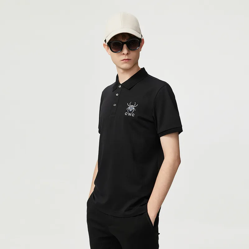 C'N'C New Order & Classics Series Polo Shirt Men's Black-4