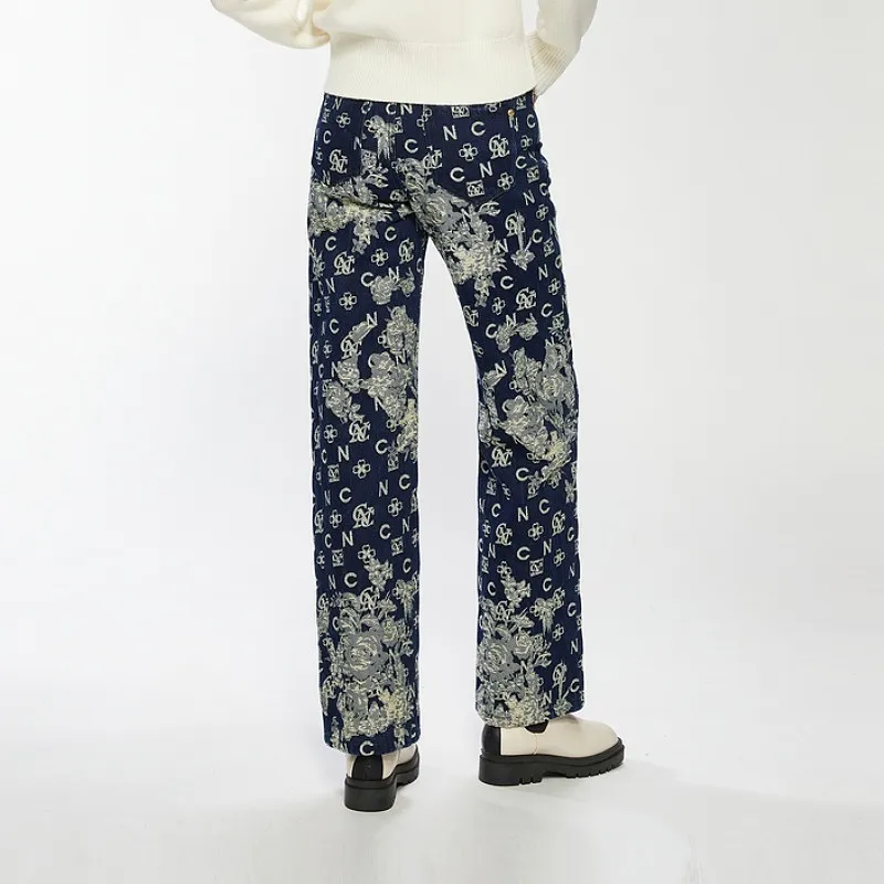 C'N'C Fall And Winter Washable Jeans Women's-5
