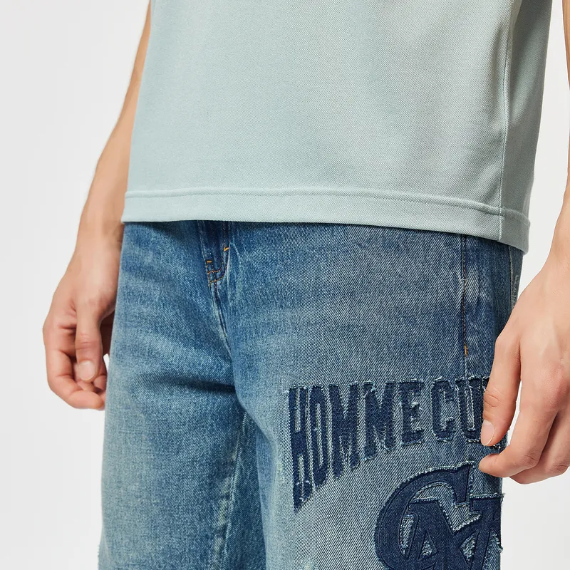 C'N'C Trend Series Denim Shorts Men's Denim Blue-6