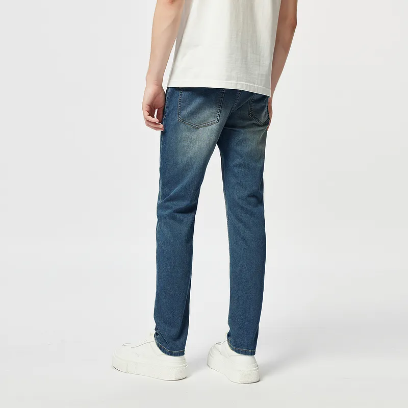 C'N'C Rhythm Party Series Jeans Men's Denim Blue-5