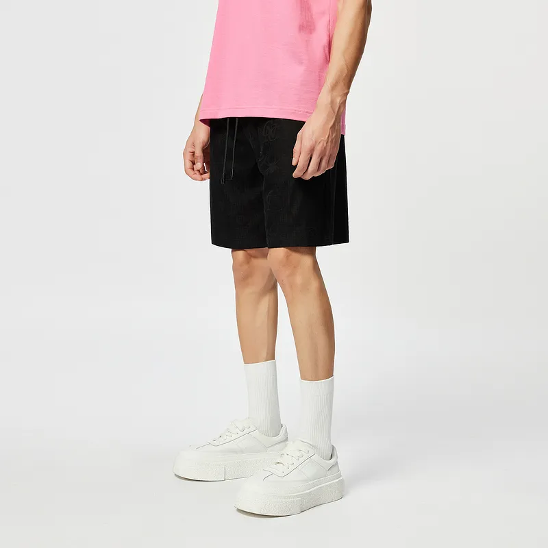 C'N'C Rhythm Party Series Casual Shorts Men's Black-3