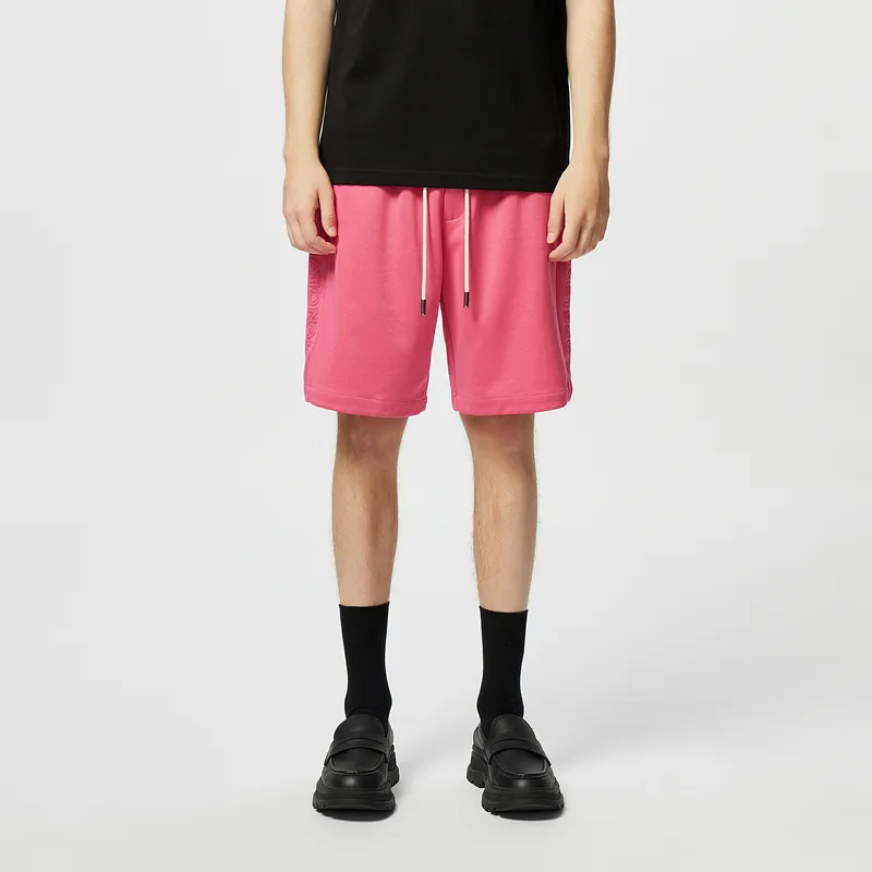 C'N'C Trend Series Spring And Summer Casual Shorts Men's Rose Red-2