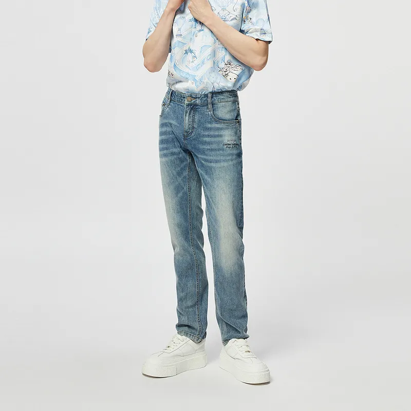 C'N'C New Order & Classics Series Jeans Men's Denim Blue-4