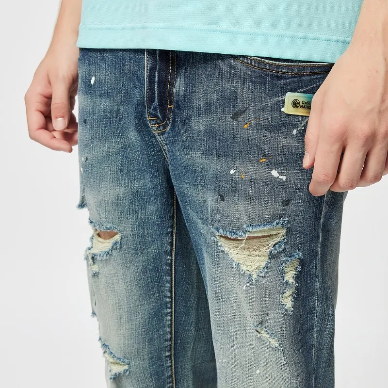C'N'C Trend Series Jeans Men's Denim Blue-6