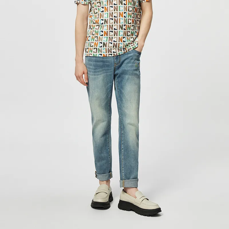 C'N'C New Order & Classics Series Jeans Men's Light Blue-2