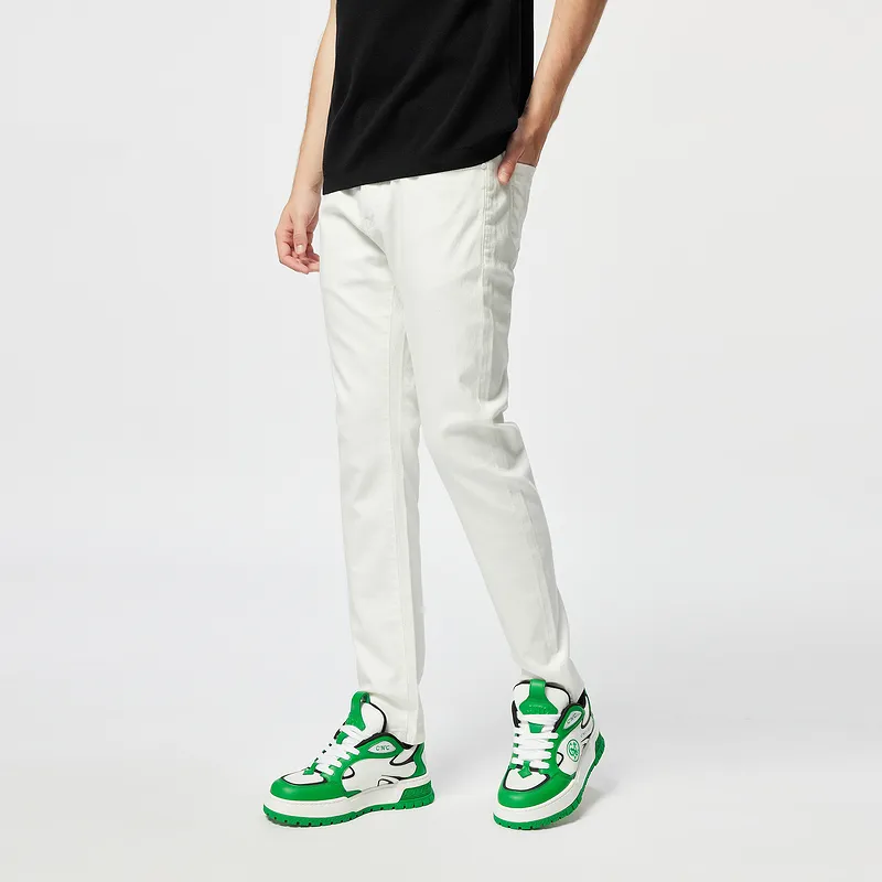 C'N'C Rhythm Party Series Jeans Men White-2