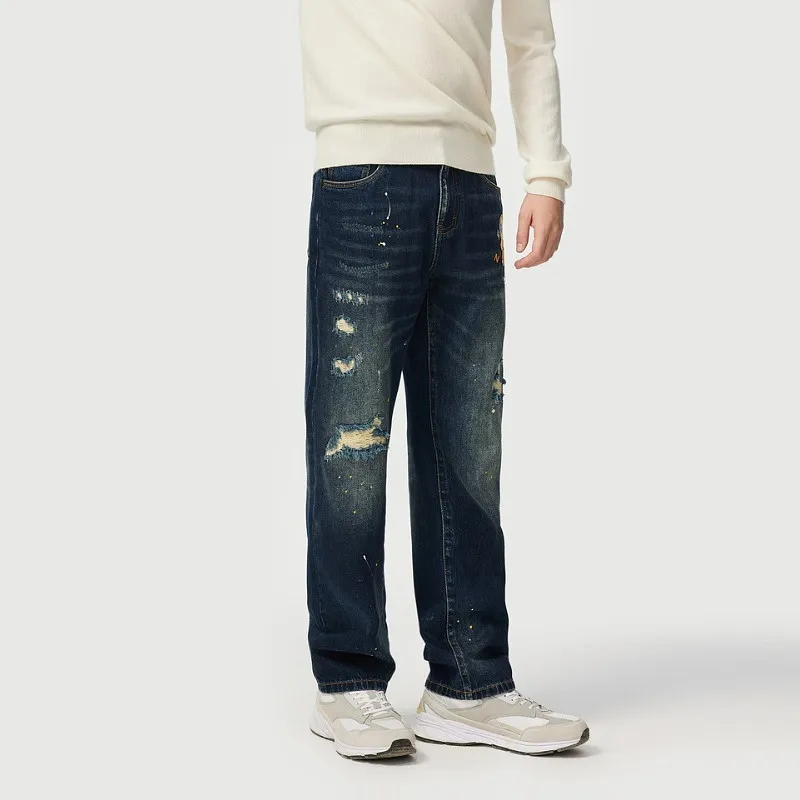 C'N'C Trend Series Fall And Winter Jeans Men's-10