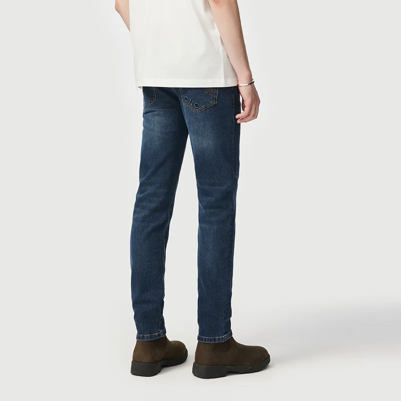 C'N'C Rhythm Party Series Fall And Winter Washable Jeans Men-12
