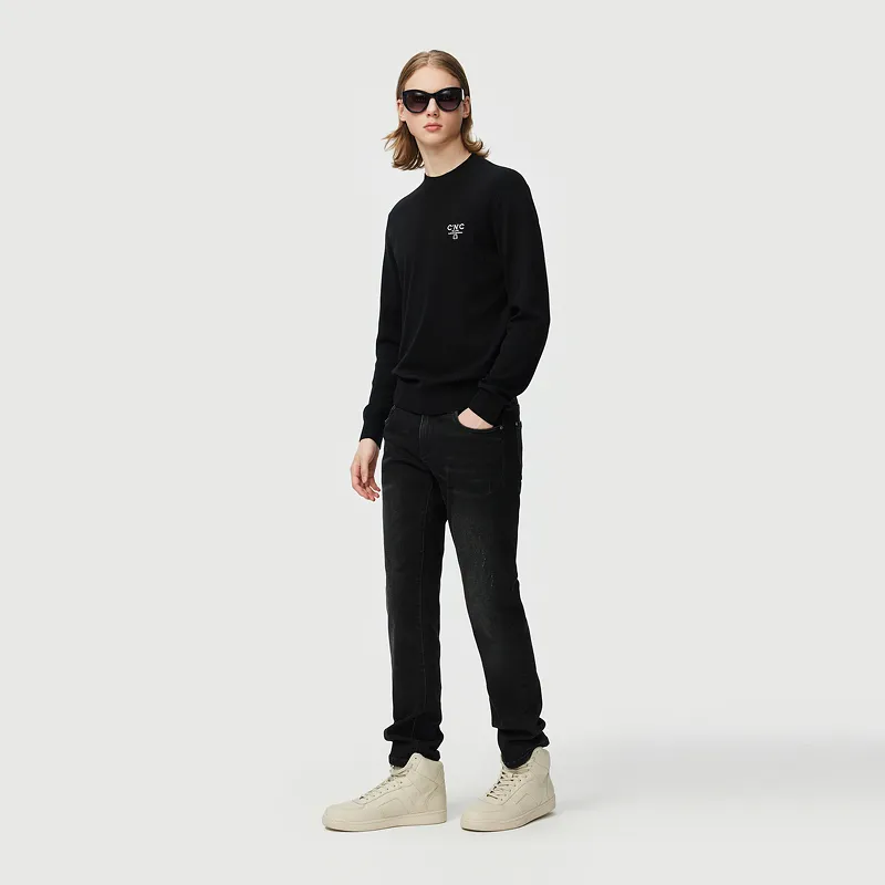 C'N'C Rhythm Party Series Jeans Men's Black-7
