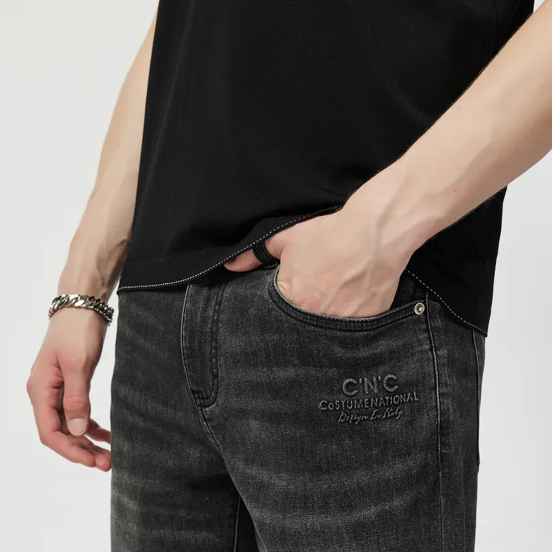C'N'C New Order & Classics Series Jeans Men's Black Gray-6