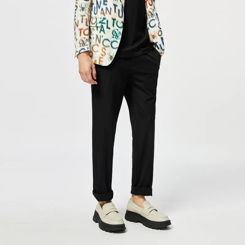 C'N'C Rhythm Party Series Casual Pants Men's Black-4