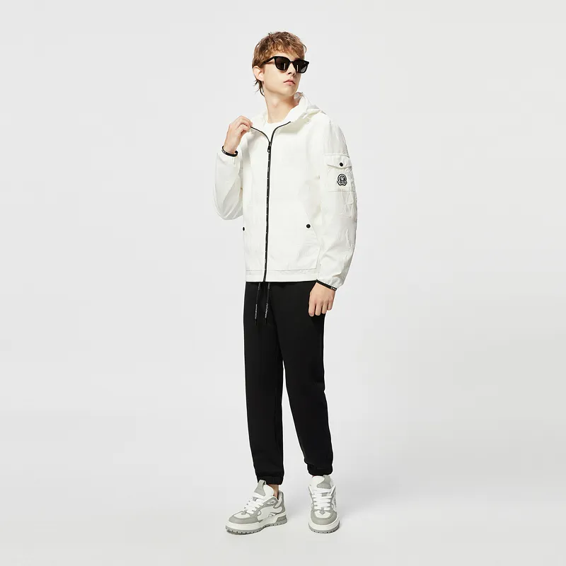 C'N'C Smudge & Distortion Series Jackets Men White-6