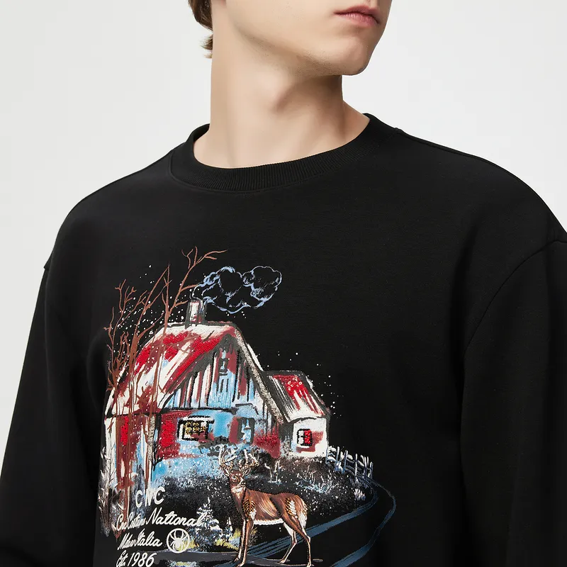C'N'C Far Mountain Outdoor Series Fall And Winter Sweatshirt Men's-3
