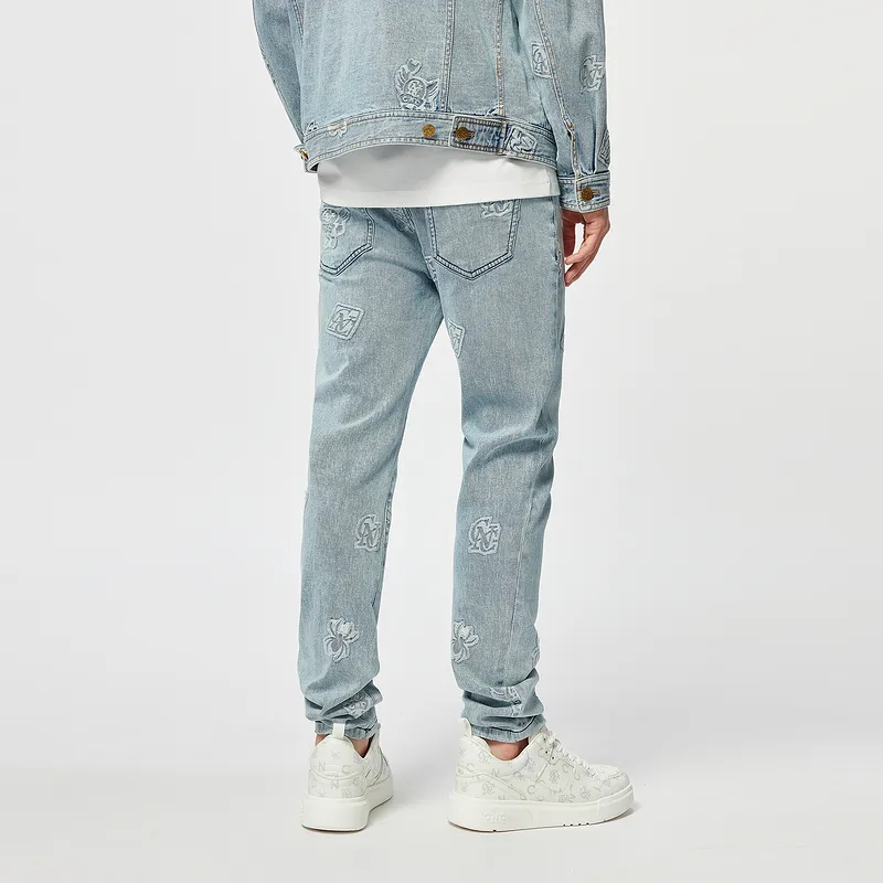 C'N'C Trend Series Jeans Men's Light Blue-5
