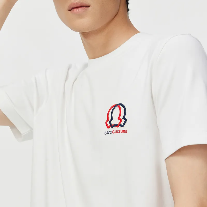 C'N'C Smudge & Distortion Series Fall And Winter Short Sleeved T Shirts Men-4