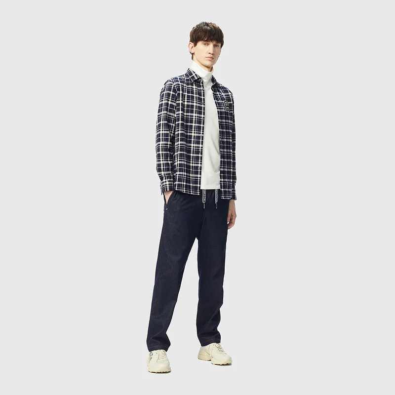 C'N'C Rhythm Party Series Washable Jeans Men's Denim Blue-6