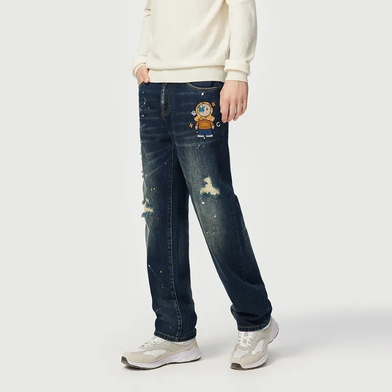 C'N'C Trend Series Fall And Winter Jeans Men's-13