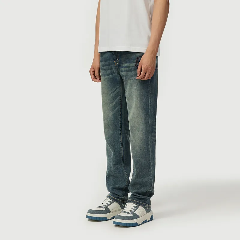 C'N'C New Order & Classics Series Jeans Men's Denim Blue-3