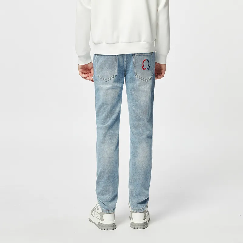 C'N'C Rhythm Party Series Jeans Men's Light Blue-5