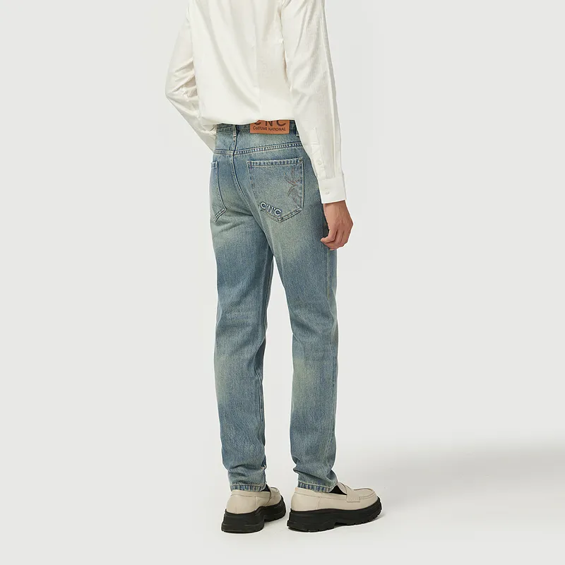 C'N'C New Order & Classics Series Fall Winter Washable Jeans Men-5