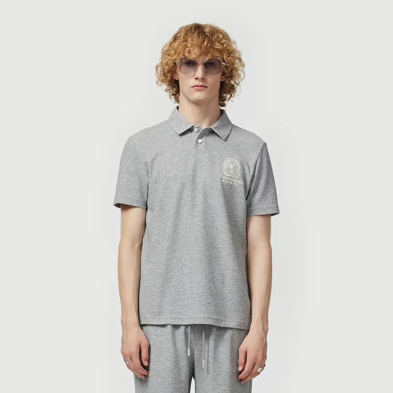 C'N'C New Order & Classics Series Polo Shirt Men's Light Gray-2