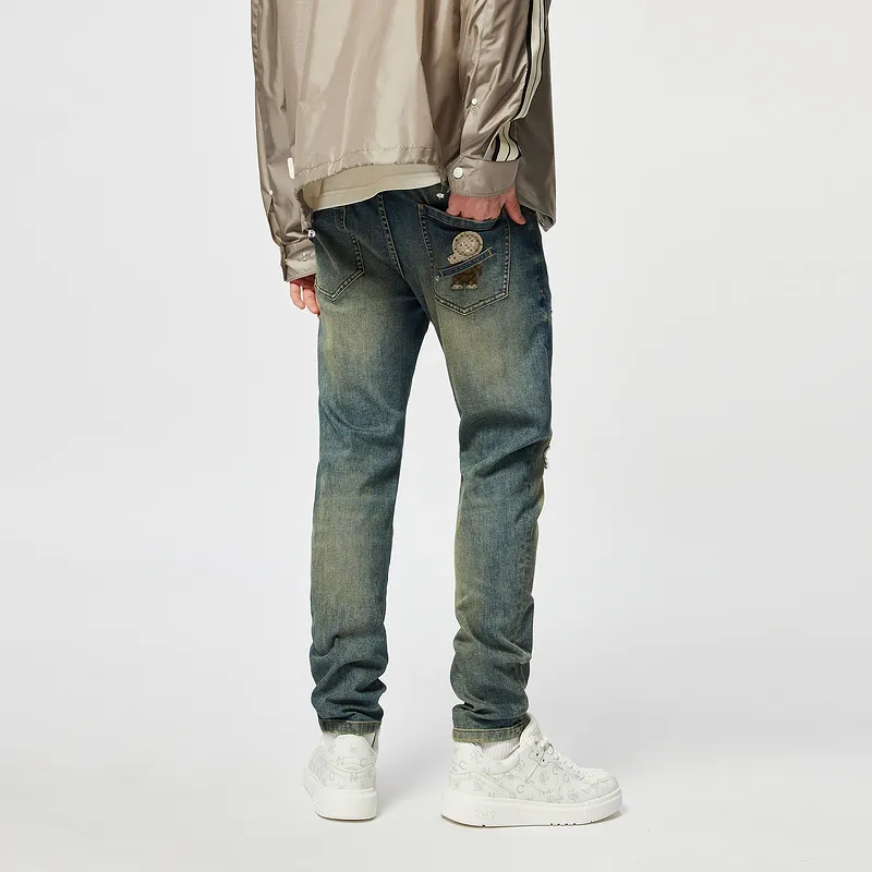 C'N'C Trend Series Jeans Men's Denim Blue-5