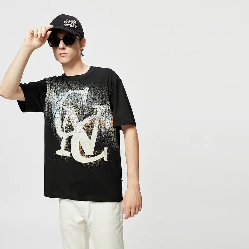 C'N'C Smudge & Distortion Series T Shirts Men-3