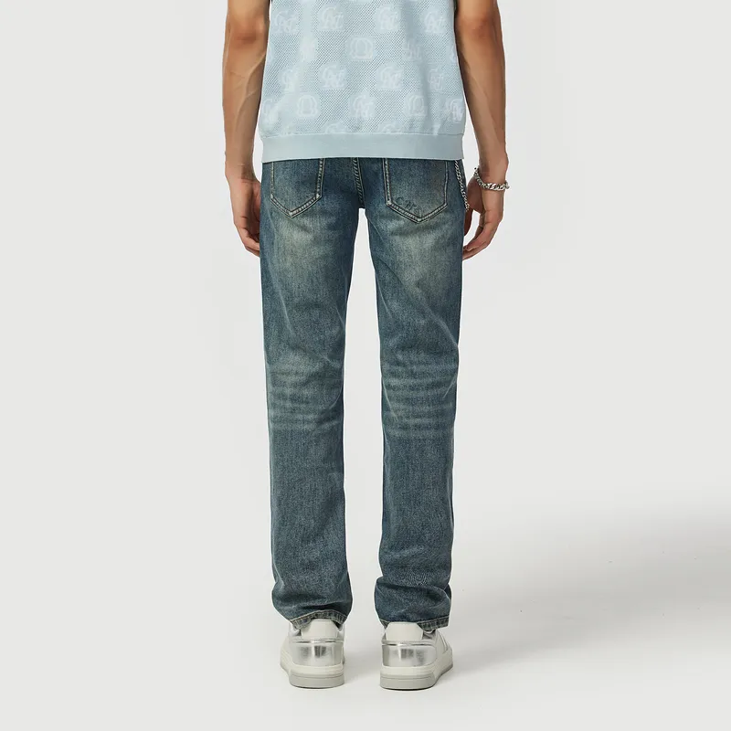 C'N'C Trend Series Jeans Men Denim Blue-5