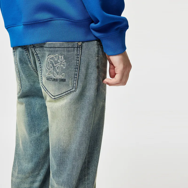 C'N'C New Order & Classics Series Jeans Men's Denim Blue-6