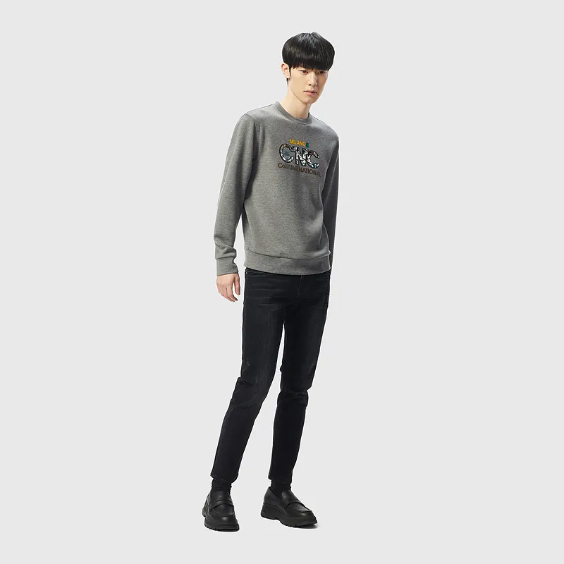 C'N'C New Order & Classics Series Washable Jeans Men's Black Gray-7