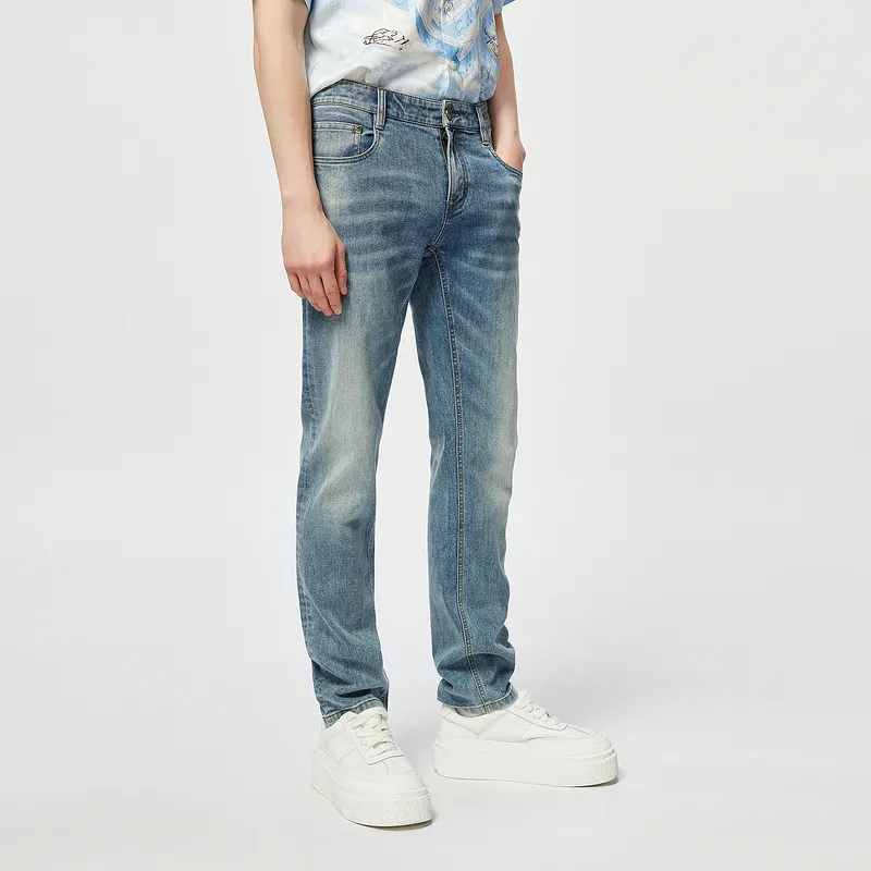 C'N'C New Order & Classics Series Jeans Men's Denim Blue-3