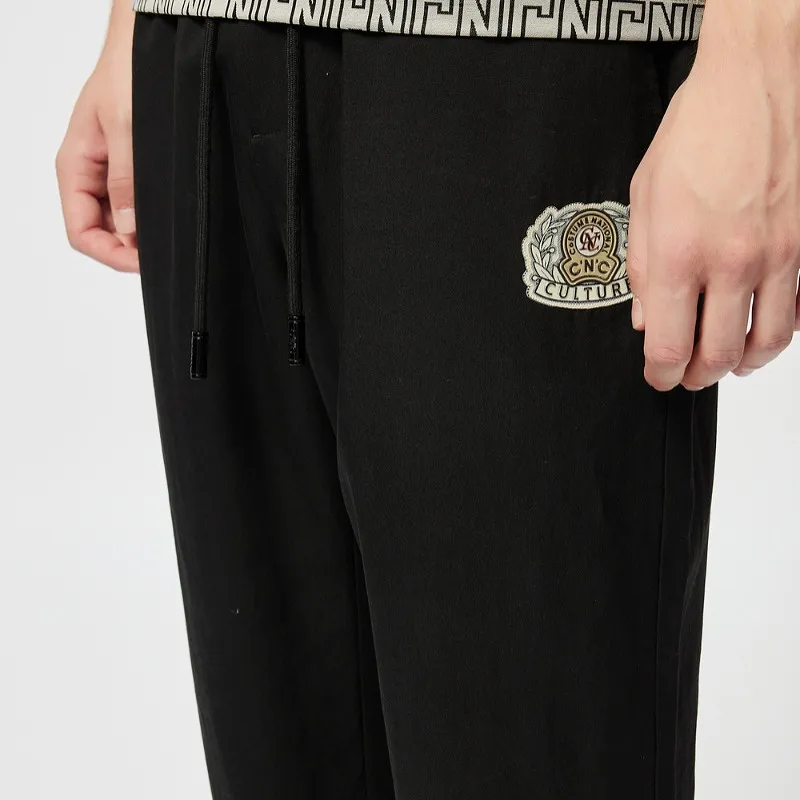 C'N'C New Order & Classics Series Spring Summer Casual Pants Men's Black-6