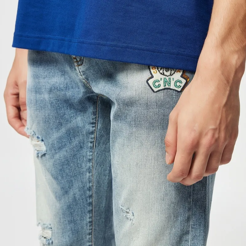 C'N'C Trend Series Jeans Men's Light Blue-6