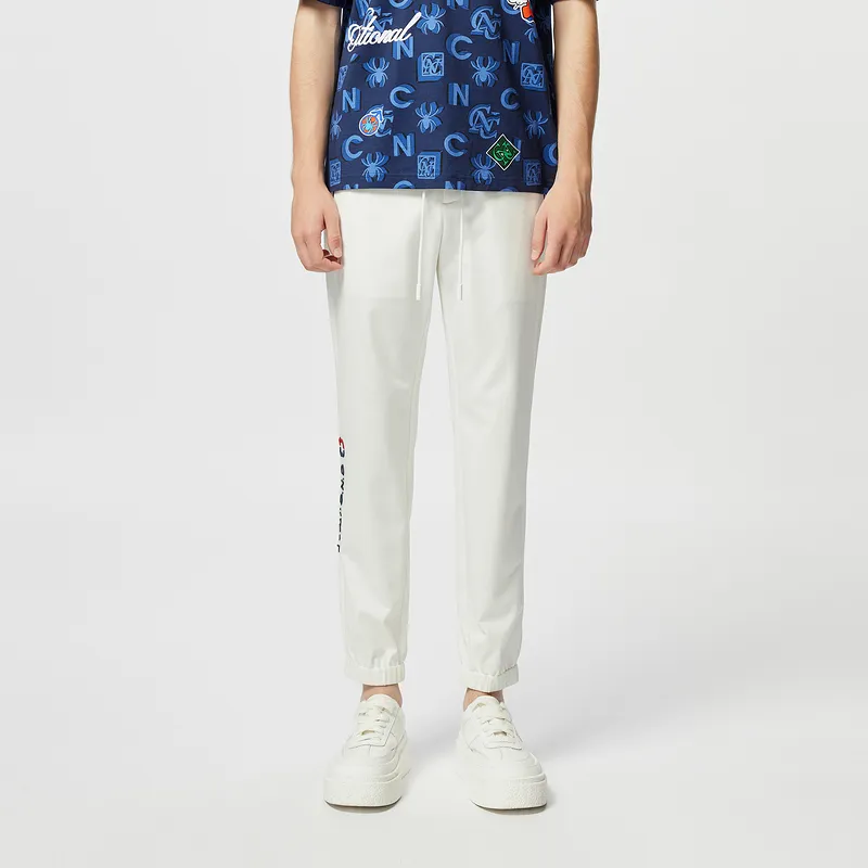 C'N'C Rhythm Party Series Casual Pants Men's White-2